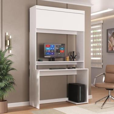 Imagem de Escrivaninha Mesa Escritório para Computador Viena 1 Porta 120cm Espre