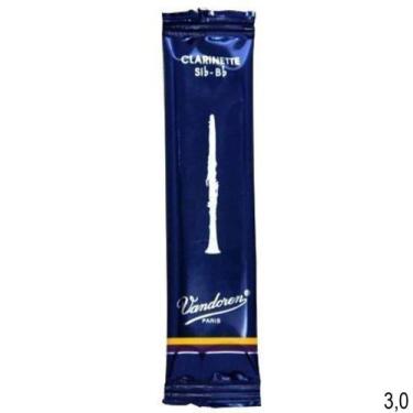 Imagem de Palheta Vandoren Tradicional Clarinete Sib/Do 3,0 (unidade)