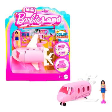 Imagem de Boneca Barbie Mini Barbieland Avião dos Sonhos HYF38 HYF40 - Mattel