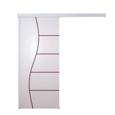 Imagem de Porta De Correr Branco Prime Frisada F07 210x100