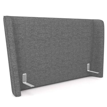 Imagem de Cabeceira Cama Box Casal 140cm Nicea P02 Linho Cinza - Mpozenato