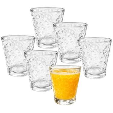 Imagem de Kit 6 Copo De Vidro Caipirinha Baixo Whisky Caldereta 350ml - CLICK HO