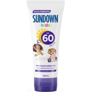 Imagem de Protetor Solar Infantil SUNDOWN Praia e Piscina Kids FPS60 100ml