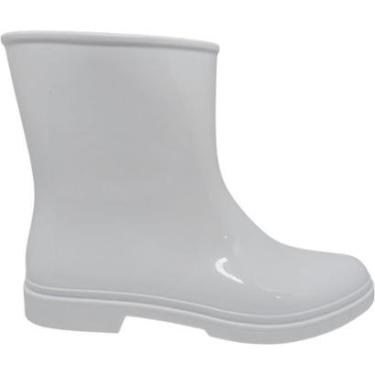 Imagem de Bota Feminina Galocha Casual Clássica Dia a Dia Trabalho Chuva Impermeável Pega Forte 00366-Feminino