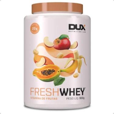 Imagem de Whey Protein Fresh 3W 100% Natural 900g Dux Nutrition, Vitamina de Fru