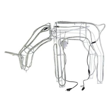 Imagem de Rena Mangueira Led Branco Frio Com Movimento Externo 110V