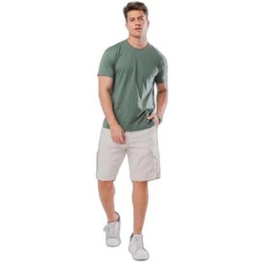 Imagem de BERMUDA LINHO MASCULINA CARGO COM CORDÃO-Masculino