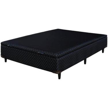 Imagem de Base Cama Box Casal Umaflex com Báu - 42x138x188cm Imperial, Preto, Ca