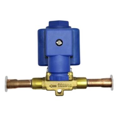 Imagem de Kit Válvula Solenoide Sanhua MDF A03 3H004 3x8 Bobina MQ A0322 220V IP