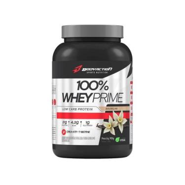 Imagem de 100% Whey Prime Concentrado - 900g Baunilha - BodyAction - Body Action