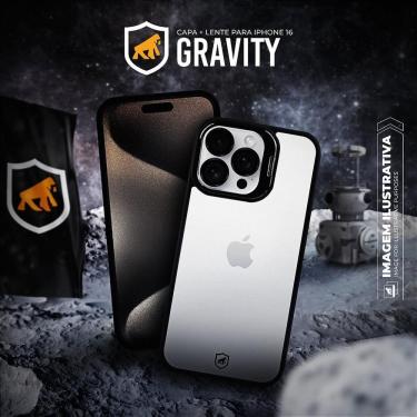 Imagem de Capa para Celular Gshield para Iphone 16 Plus Gravity com Proteção Contra Impactos e Riscos, Tecnologia Elevation Tall