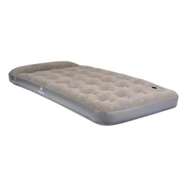 Imagem de Colchao Inflavel Solteiro Cinza 188x99x28cm Ate 100kg Cinza