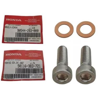 Imagem de Parafuso Inferior Bengala, Arruela Titan 125-150-160 Honda Par