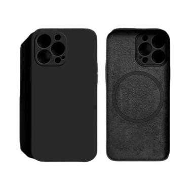 Imagem de Capa De Silicone Magnética Para Carregamento Sem Fio Magsafe Para iPho