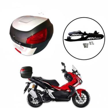 Imagem de Baú Moto Universal Awa 29 L com Suporte Adv 150, Branco