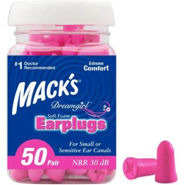 Imagem de Protetor Auricular Espuma Macks Dreamgirl 30db 50 Pares - Mack's