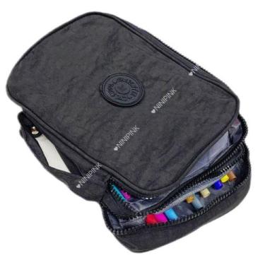 Imagem de Estojo Escolar OEM Box Jumbo Dupla Camada em Nylon Grande para Organiz