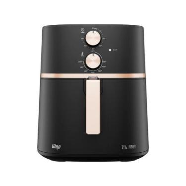 Imagem de Fritadeira Elétrica WAP Air Fryer Mega Family 7,1L 220V, Preto e Cinza