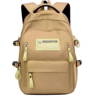 Imagem de Mochila Escolar Espaçosa Multifuncional Reforçada Notebook Impermeavel