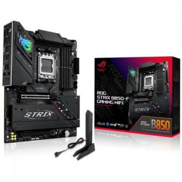 Imagem de Placa Mãe Asus ROG Strix B850-F Gaming WiFi, AMD AM5, ATX, DDR5, 90MB1