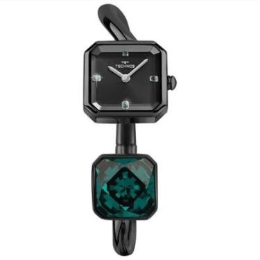 Imagem de Relógio Technos   Vx0ae/p Bracelete Retangular Black-Feminino