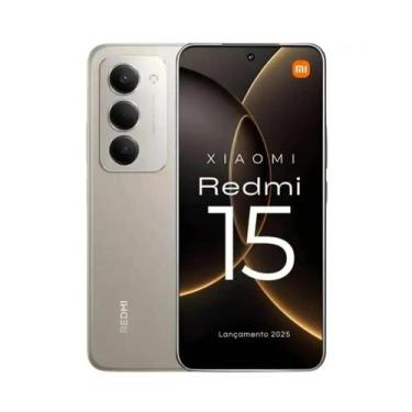 Imagem de Smartphone Redmi15Tela 144Hz 50MP 6GB 12GB ramboost bateria 7000mAh - 