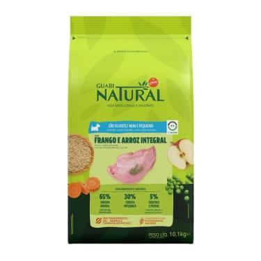 Imagem de Ração Guabi Natural Cão Filhote Mini Frango E Arroz 10.1Kg - Brf