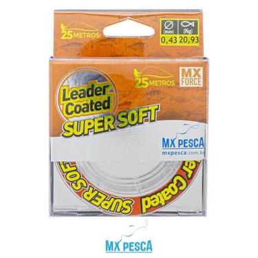 Imagem de Linha mx pesca leader coated super soft 0,43mm