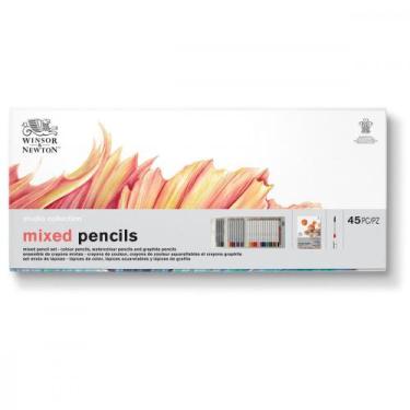 Imagem de Lápis de Cor Mixed Winsor & Newton Studio Collection 45 Peça