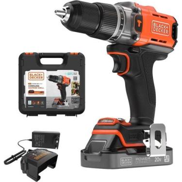 Imagem de Parafusadeira Furadeira Black+decker Bcd383d1xk-br 20 V Max 2 Ah Bivol