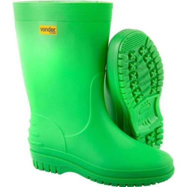Imagem de Bota de Pvc, Verde, com Forro, 38/39, Vonder OstenVonder