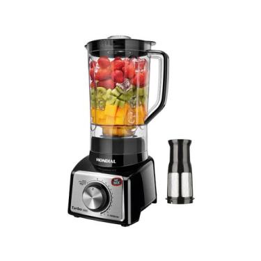 Imagem de Liquidificador Mondial L-1000 BI Copo - Preto e Inox Com Filtro 12 Vel