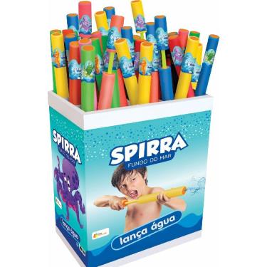 Imagem de Brinquedo Tipo Spirra Espiral 3322 Fundo do Mar 45cm Lúdico Azul Gelelé