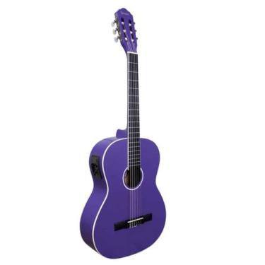 Imagem de Violao giannini n-14 eq pps start nailon eletroacustico purple satin p