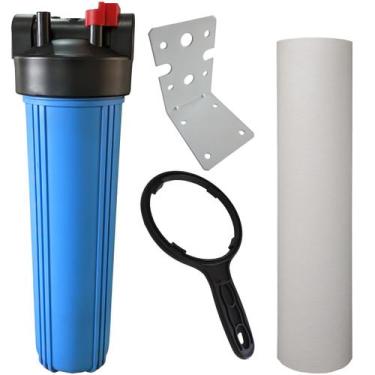Imagem de Biosolvit Original Kit Big Blue 20" Carcaça e Elemento Liso