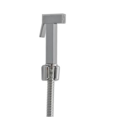 Imagem de Ducha Higiênica Em Metal Quadrada com Flexível de 1.20 cm Sem Registro