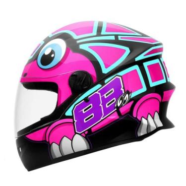 Imagem de Capacete R8 Turtle Brilhante Pro Tork Rosa