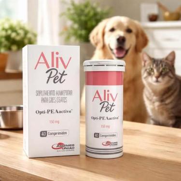 Imagem de Suplemento Agener Aliv Pet Comprimido Pea Cão E gato 150mg - AGENER UN