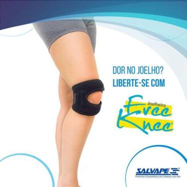 Imagem de Joelheira Salvapé Curta Free Knee Cód Ref 538 com Amortecimento, M