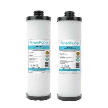 Imagem de Filtro de Água Neo-Pure NP-KW1 10" Bloco de Carbono 2 Unidades