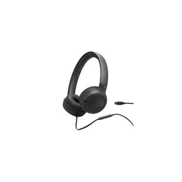 Imagem de Fone de Ouvido JBL Tune 530C, On-Ear, Com Fio, USB-C, Preto - JBLT530CBLK