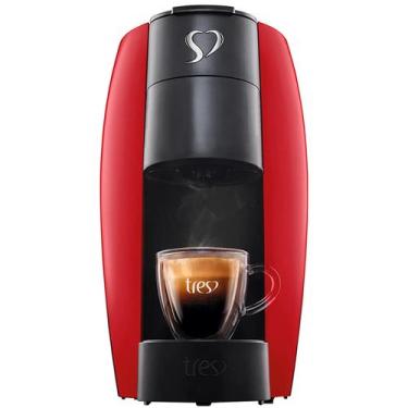Imagem de Cafeteira Espresso e Multibebida 3 Corações LOV Vermelha 127V - TRES, 