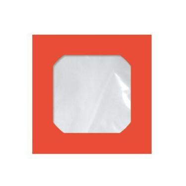 Imagem de Envelope saco c/janela p/CD vermelho Cmd104 125x125mm blister - com 25