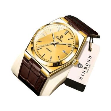Imagem de Relógio De Luxo À Prova d'Água Para Homens BINBOND Com Pulseira De Cou