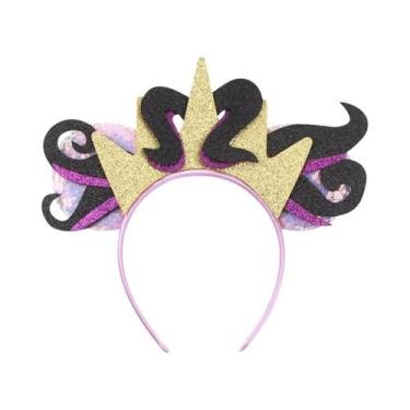 Imagem de Tiara De Orelhas De Rato Para Mulheres Com Lantejoulas E Laço, Acessór
