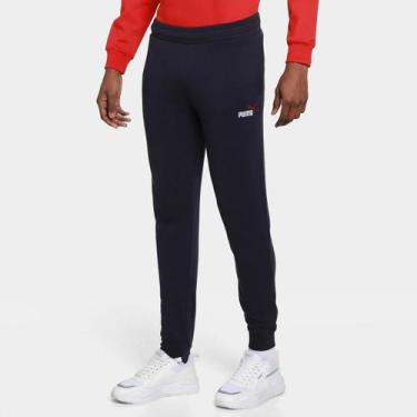 Imagem de Calça Puma Ess 2 Color No. 1 Sweatpants Masculina, Azul, P