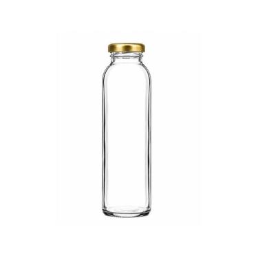 Imagem de 20 Garrafas de Vidro Chá 300ml Rosca 38mm com Tampa de Metal - - Embal