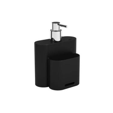Imagem de Dispenser para detergente coza flat 500 ml preto 17002/3008 Coza