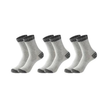 Imagem de Meias Térmicas De Lã Merino Para Homens, 6 Pares, Super Grossas, De Al