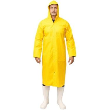 Imagem de Capa Chuva Impermeável Trevira KP400 Amarela Brascamp Tam EXG CA 28451